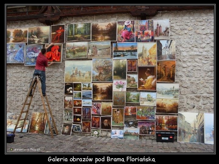 Galeria obrazów pod Bramą Floriańską 