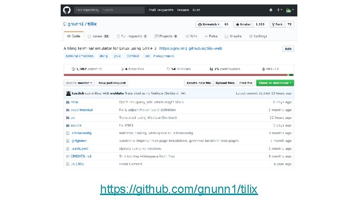 https: //github. com/gnunn 1/tilix 