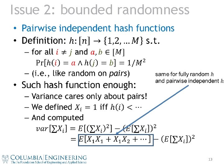 Issue 2: bounded randomness • 13 