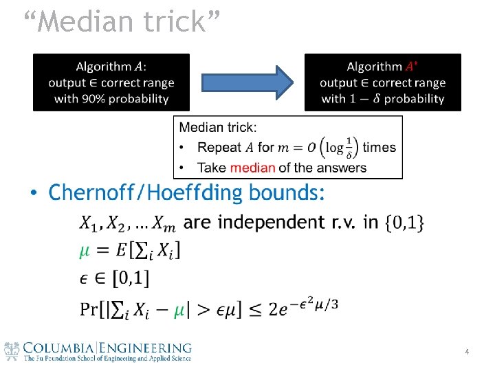 “Median trick” • 4 