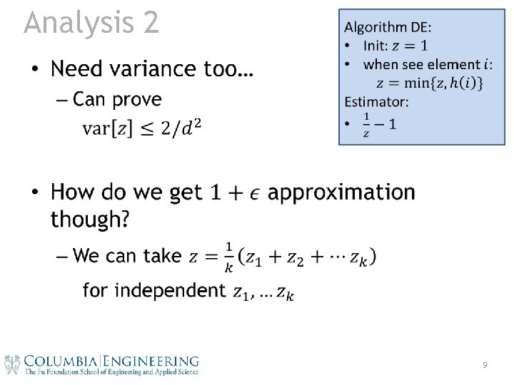 Analysis 2 • 9 