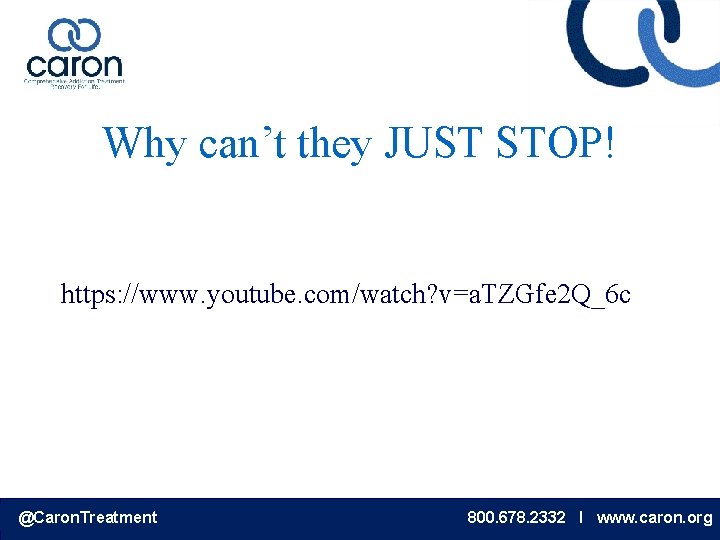 Why can’t they JUST STOP! https: //www. youtube. com/watch? v=a. TZGfe 2 Q_6 c