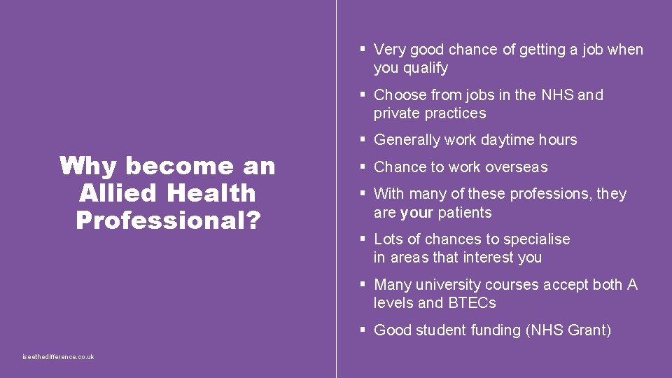§ Very good chance of getting a job when you qualify § Choose from § Very good chance of getting a job when you qualify § Choose from