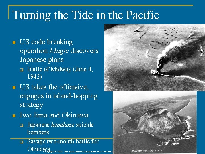 Turning the Tide in the Pacific n US code breaking operation Magic discovers Japanese Turning the Tide in the Pacific n US code breaking operation Magic discovers Japanese