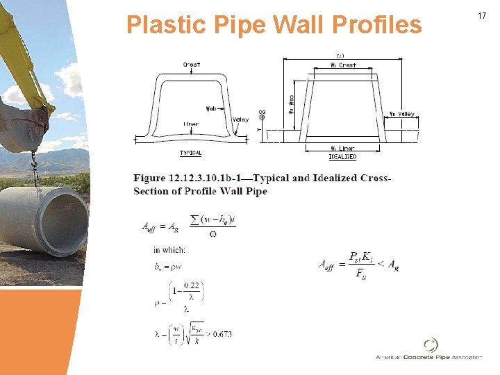Plastic Pipe Wall Profiles 17 