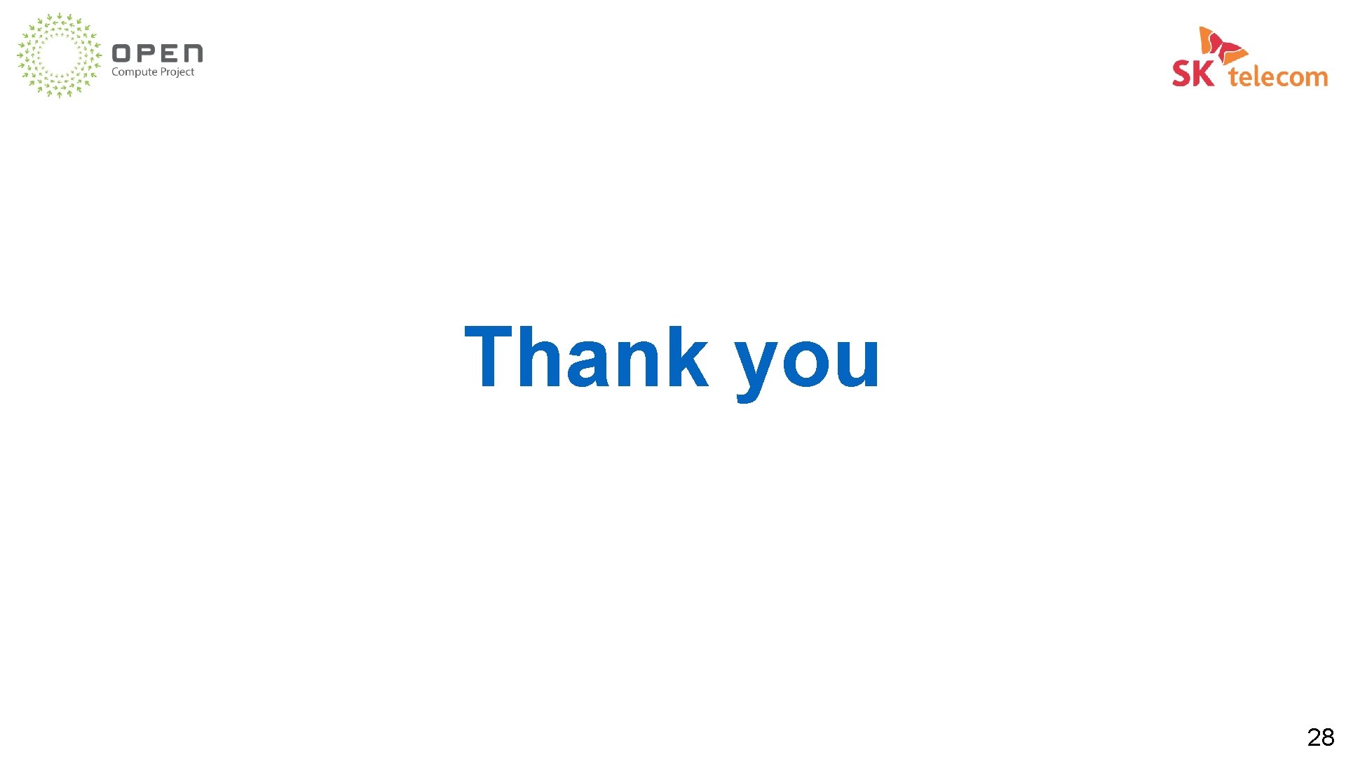 Thank you 28 