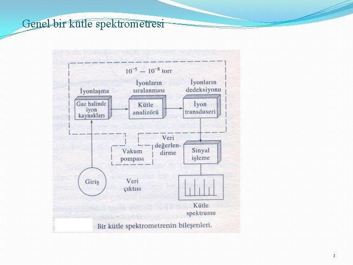 Genel bir kütle spektrometresi 5 