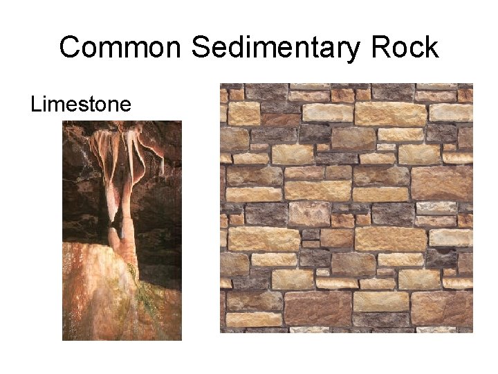 Common Sedimentary Rock Limestone 