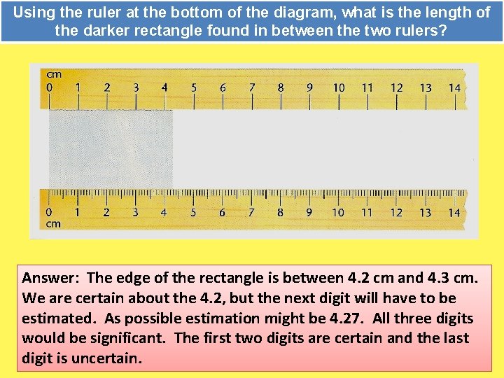 Using the ruler at the bottom of the diagram, what is the length of
