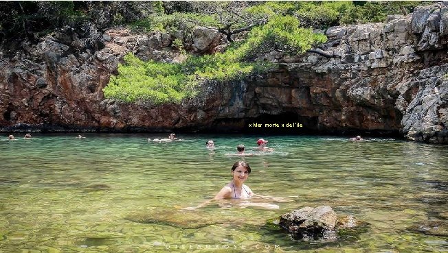  « Mer morte » de l’île 