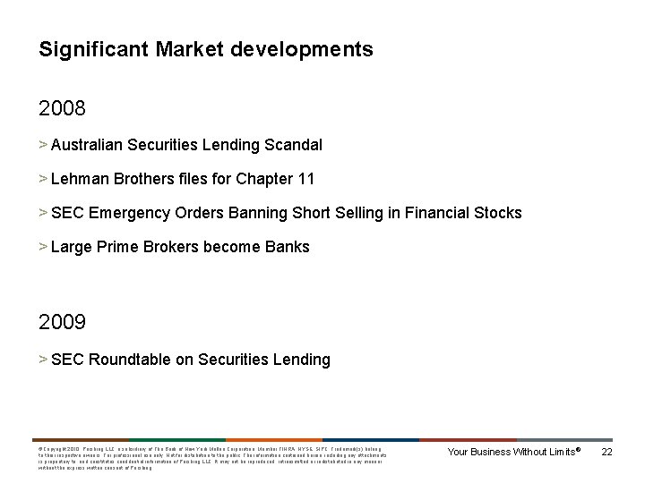 Significant Market developments 2008 > Australian Securities Lending Scandal > Lehman Brothers files for