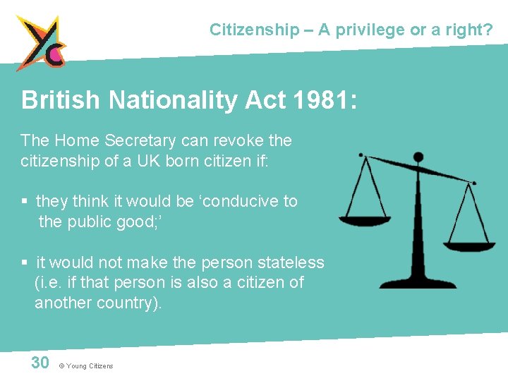 Citizenship – A privilege or a right? British Nationality Act 1981: The Home Secretary