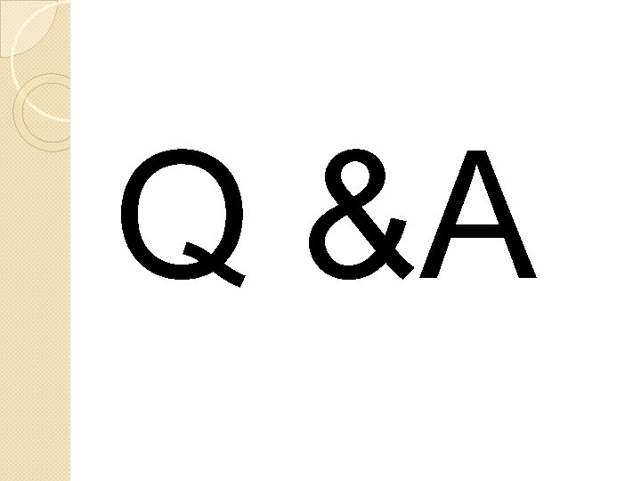 Q &A 