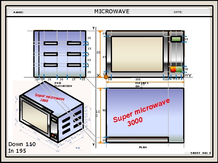 MICROWAVE NAME: DATE: Y 10 20 10 5 15 85 5 65 15 5