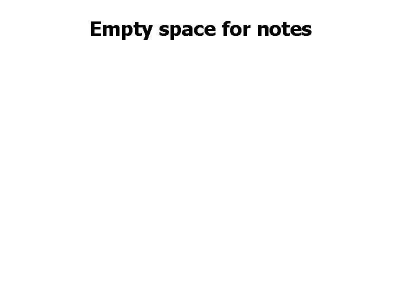 Empty space for notes 