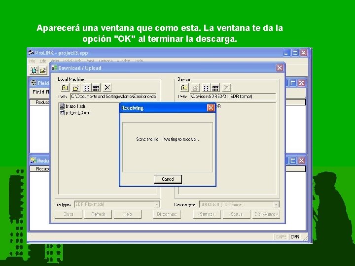 Aparecerá una ventana que como esta. La ventana te da la opción "OK" al