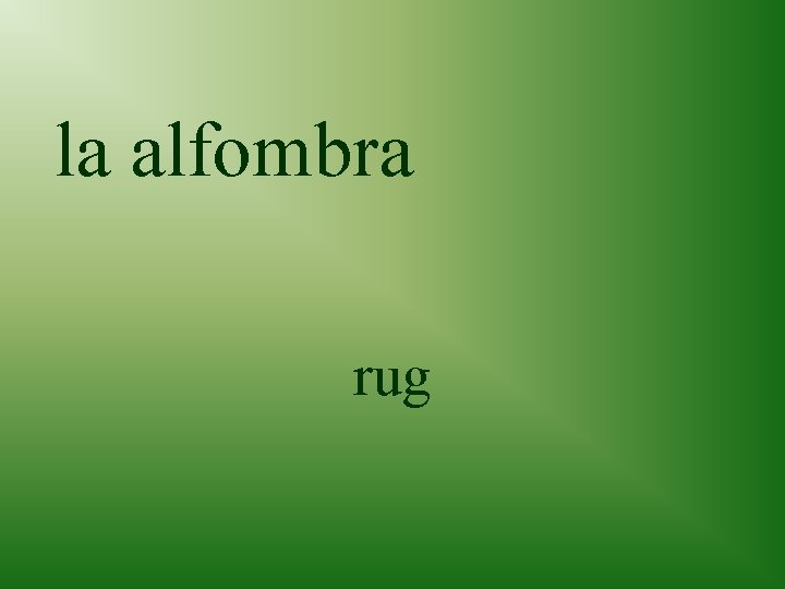 la alfombra rug 