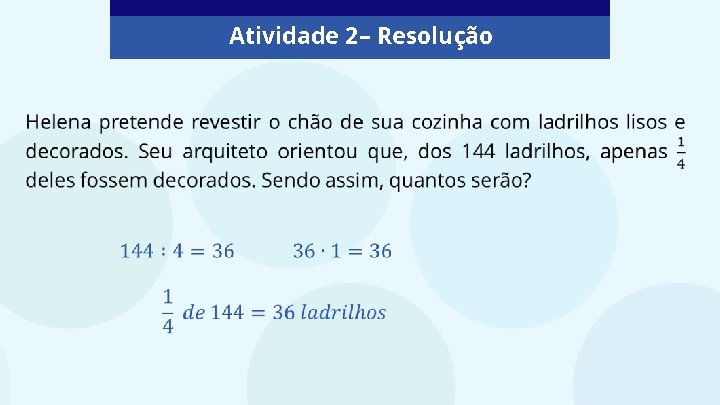 Atividade 2 – Resolução 