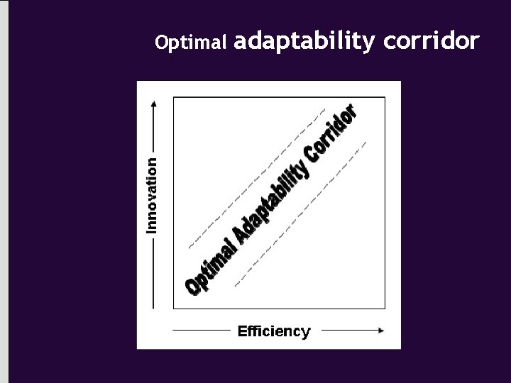 Optimal adaptability corridor 