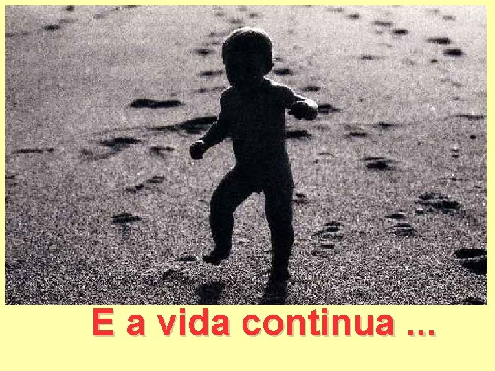 E a vida continua. . . 