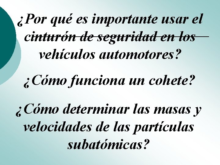 ¿Por qué es importante usar el cinturón de seguridad en los vehículos automotores? ¿Cómo ¿Por qué es importante usar el cinturón de seguridad en los vehículos automotores? ¿Cómo