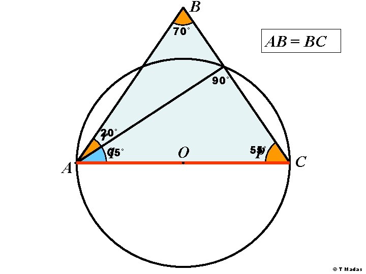 B 70° AB = BC 90° 20° A r q 35° O p 55° B 70° AB = BC 90° 20° A r q 35° O p 55°