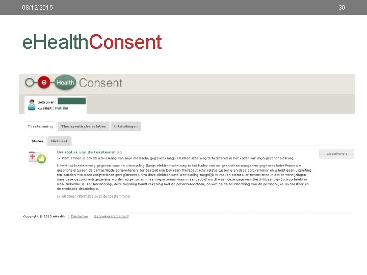 08/12/2015 e. Health. Consent 30 