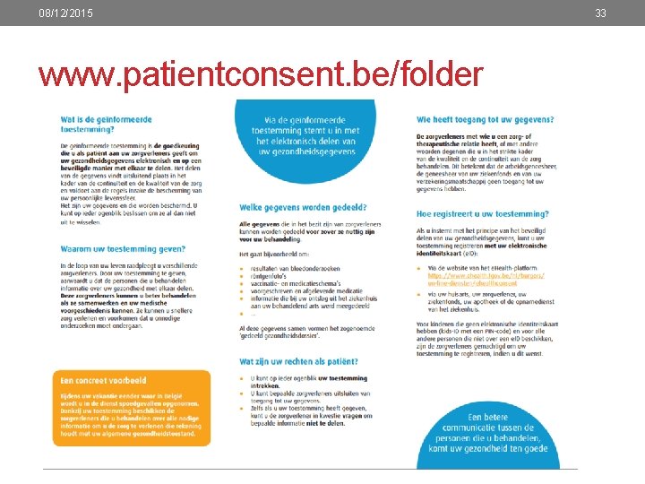 08/12/2015 www. patientconsent. be/folder 33 