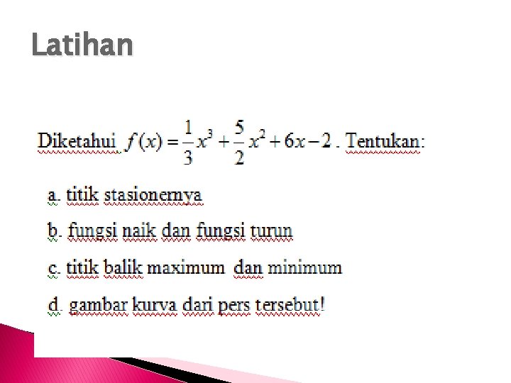 Latihan 