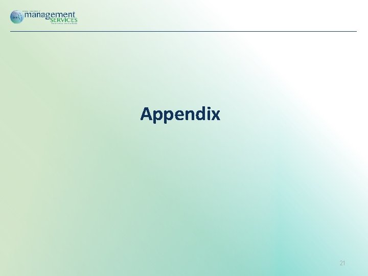 Appendix 21 