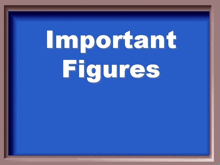 Important Figures 