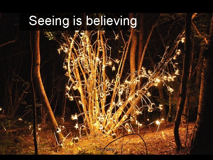 Seeing is believing Det bobler! 