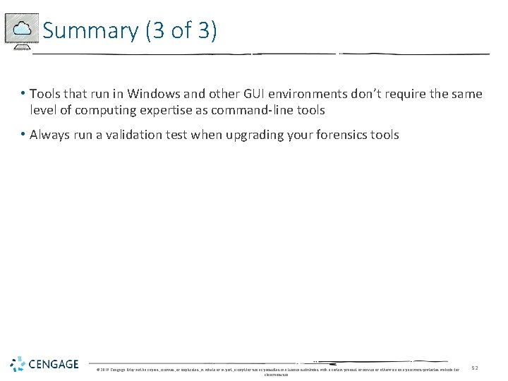 Summary (3 of 3) • Tools that run in Windows and other GUI environments