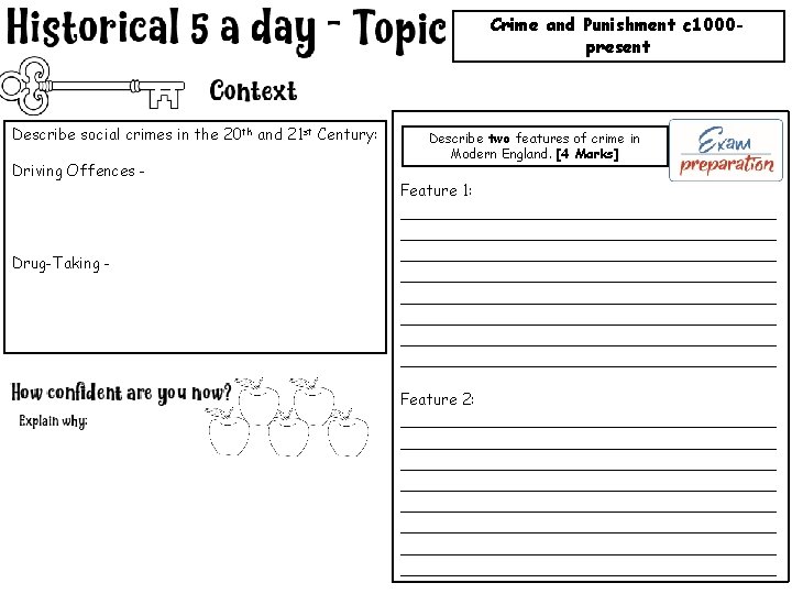 Crime and Punishment c 1000 present Describe social crimes in the 20 th and