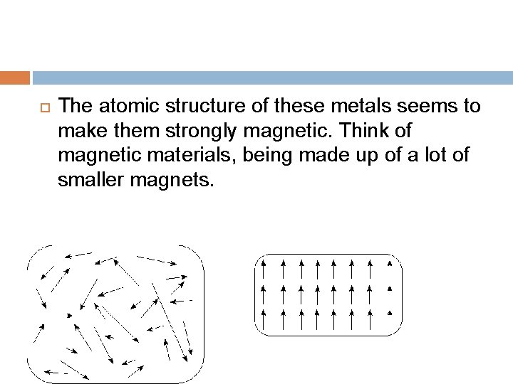 The atomic structure of these metals seems to make them strongly magnetic. Think