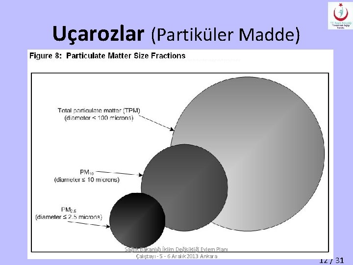 Uçarozlar (Partiküler Madde) Sağlık Bakanlığı İklim Değişikliği Eylem Planı Çalıştayı - 5 - 6