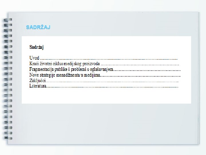 SADRŽAJ 
