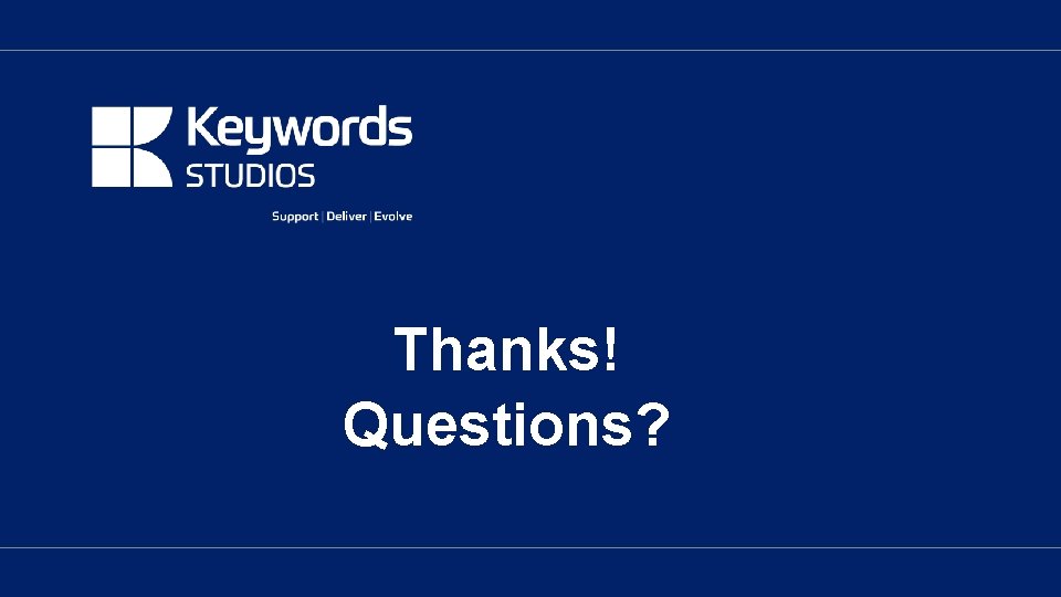 Thanks! Questions? 