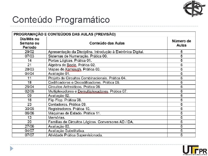 Conteúdo Programático 
