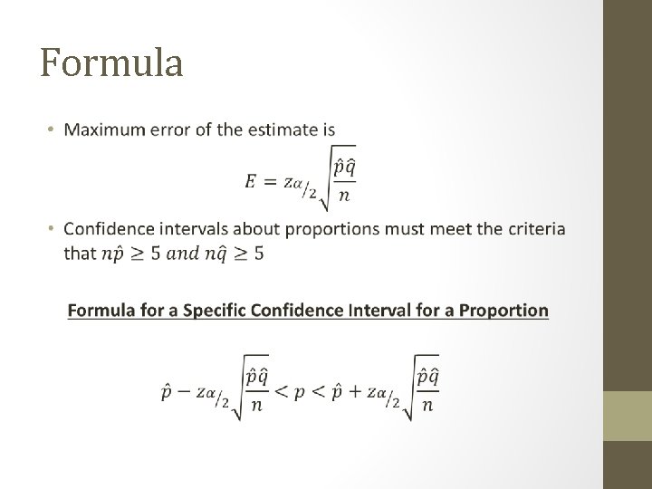 Confidence Intervals Sample Size Chapter 7 Introduction One