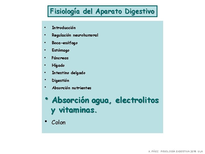 Fisiología del Aparato Digestivo • Introducción • Regulación neurohumoral • Boca-esófago • Estómago •