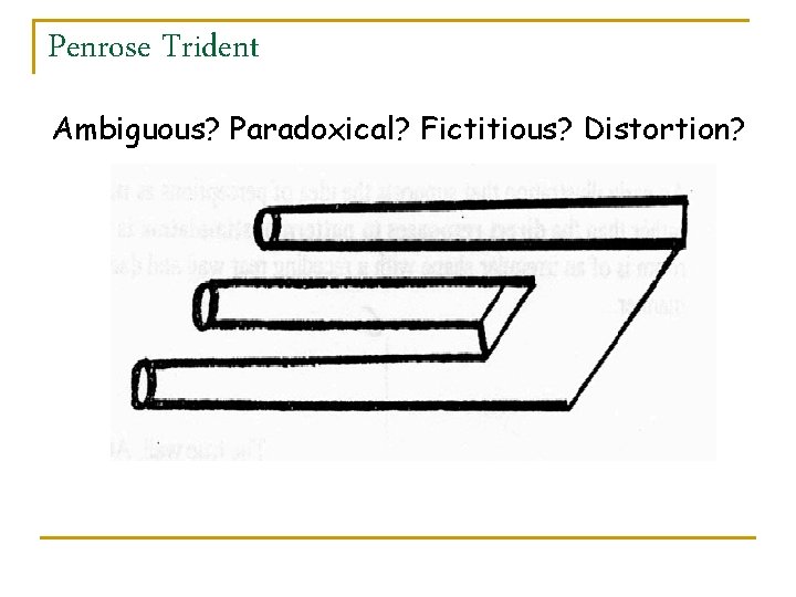 Penrose Trident Ambiguous? Paradoxical? Fictitious? Distortion? 