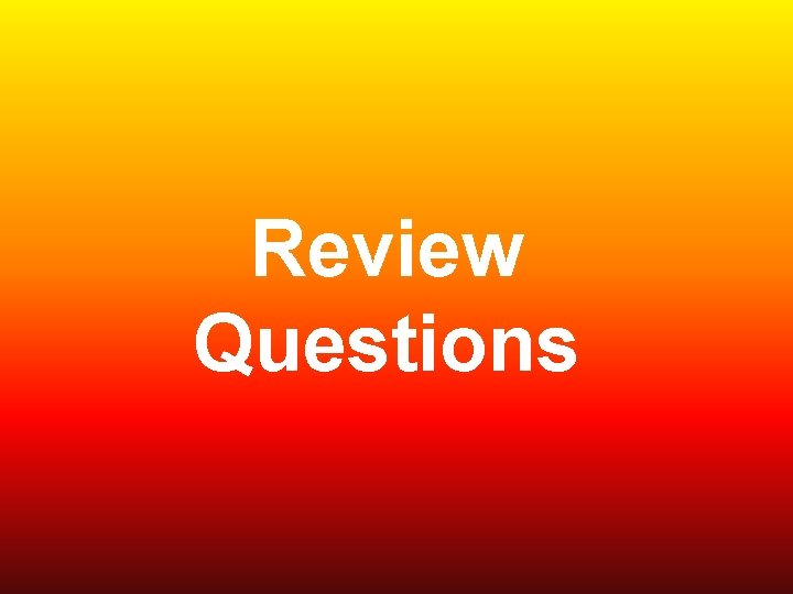 Review Questions 