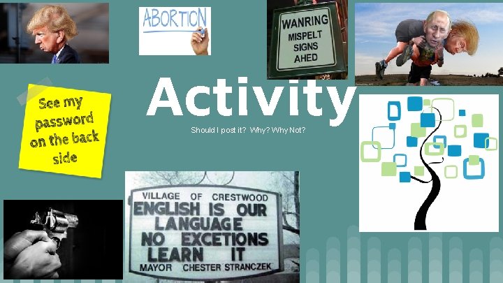 Activity Should I post it? Why Not? Activity Should I post it? Why Not?