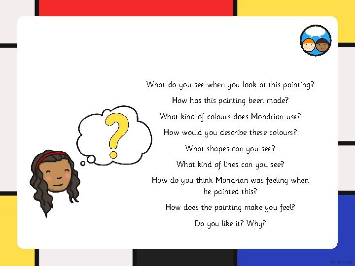 What do you see when you look at this painting? How has this painting What do you see when you look at this painting? How has this painting