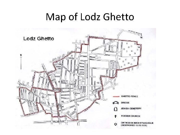 Map of Lodz Ghetto Map of Lodz Ghetto