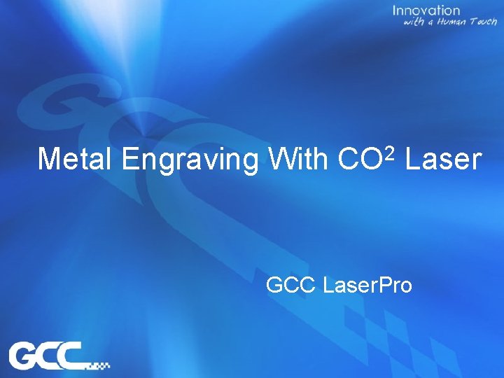 Metal Engraving With CO 2 Laser GCC Laser. Pro 