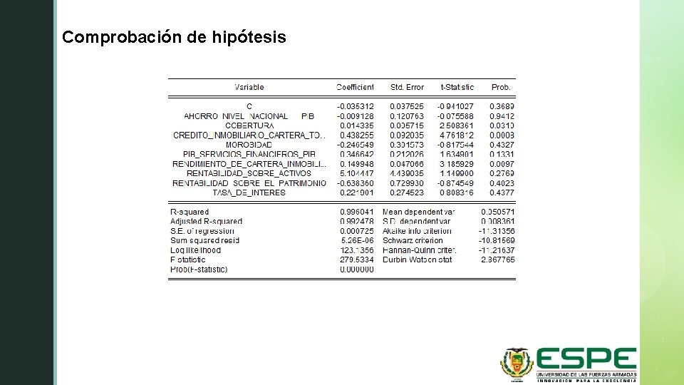 Comprobación de hipótesis z 