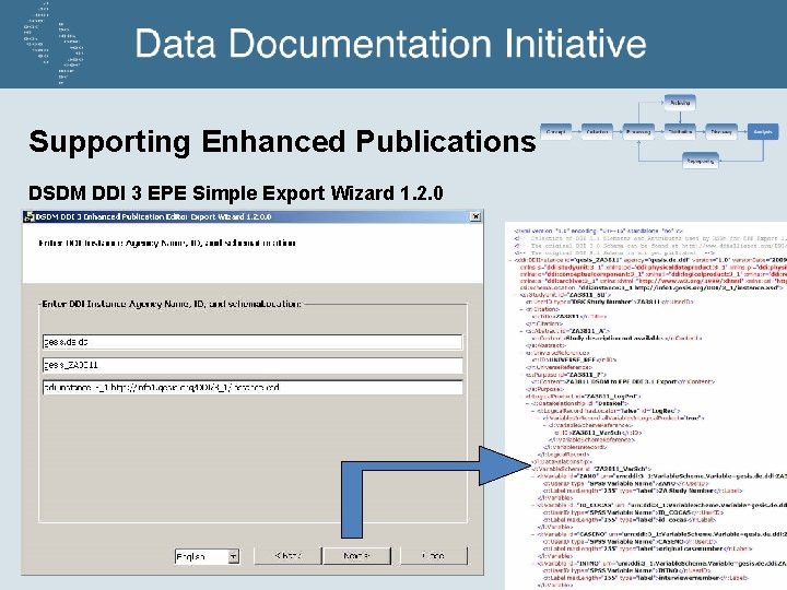 Supporting Enhanced Publications DSDM DDI 3 EPE Simple Export Wizard 1. 2. 0 