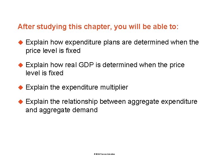 After studying this chapter, you will be able to: u Explain how expenditure plans